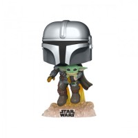 Ігрова фігурка Funko Pop! - Мандалорець, що летить із малюком