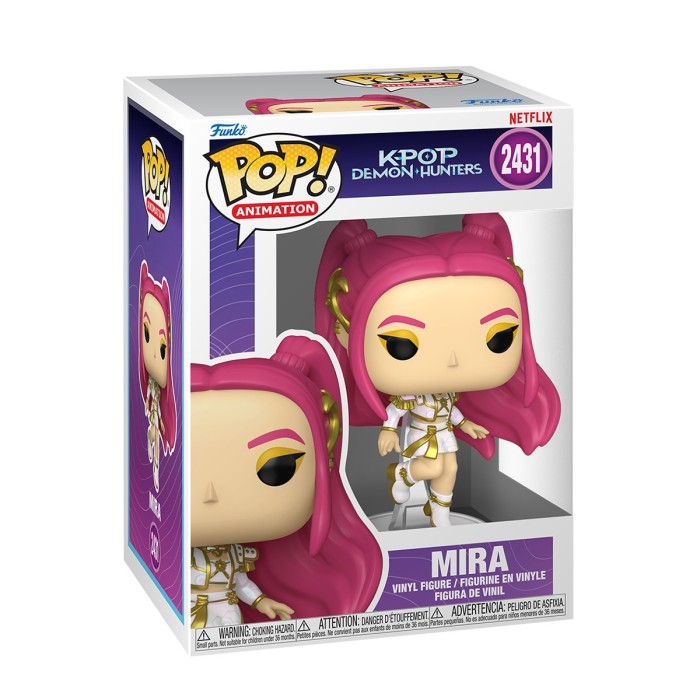 Funko Pop: Ігрова фігурка Funko POP! серії «Кейпоп-мисливиці на демонів» — Міра у біло-золотому костюмі від Funko у магазині GameBuy