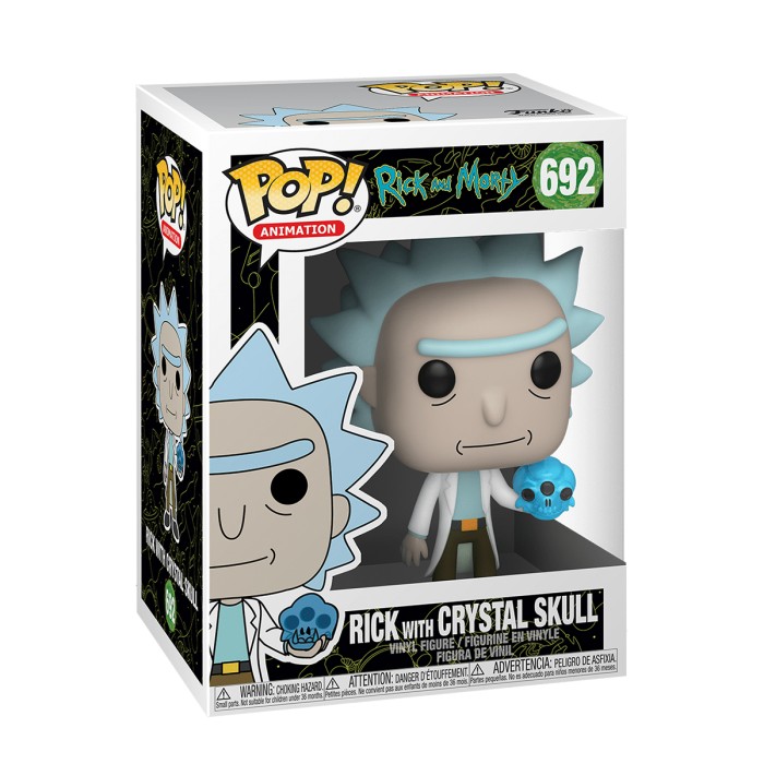 Funko Pop: Игровая фигурка Funko POP! Рик с кристаллическим черепом, «Рик и Морти» от Funko в магазине GameBuy