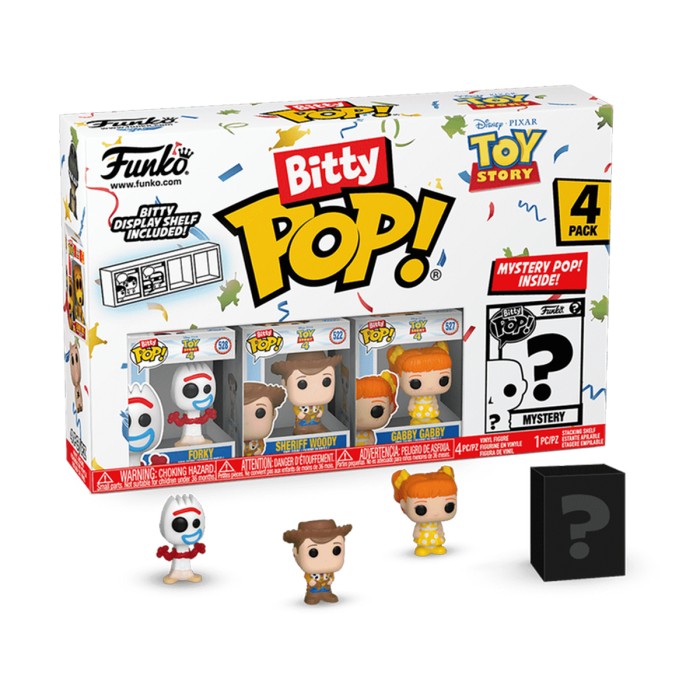 Funko Pop: Набір ігрових фігурок Bitty POP! серії Історія іграшок — Виделик (4 фігурки в ас.) від Funko у магазині GameBuy