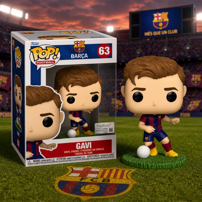 Funko Pop: Футбольна фігурка Funko POP! Football — Гаві, FC Barcelona № 63 від Funko у магазині GameBuy, номер фото: 2