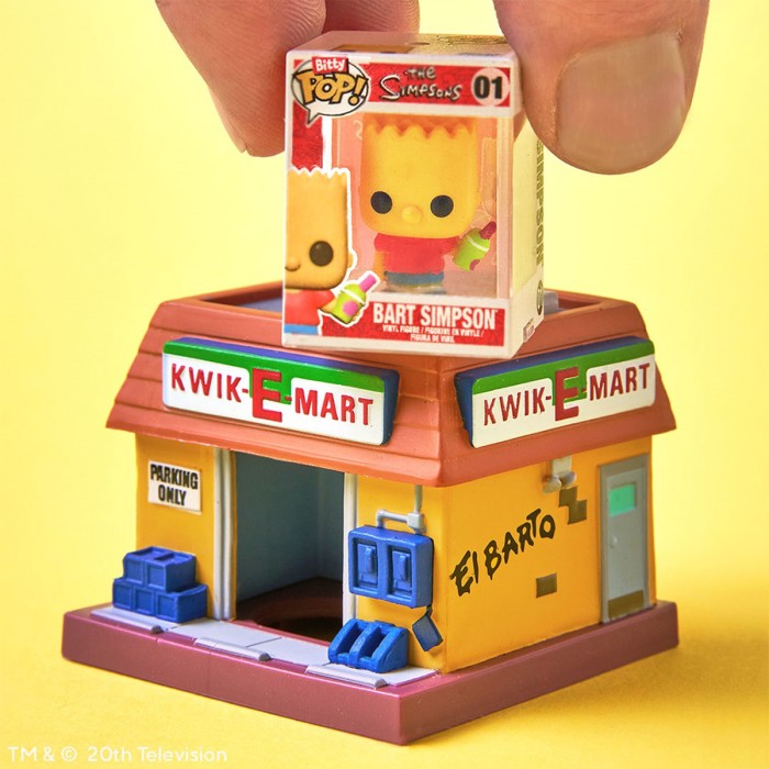 Funko Pop: Набор фигурок Bitty Pop! Town — Барт Симпсон и Квики-Март от Funko в магазине GameBuy, номер фото: 4