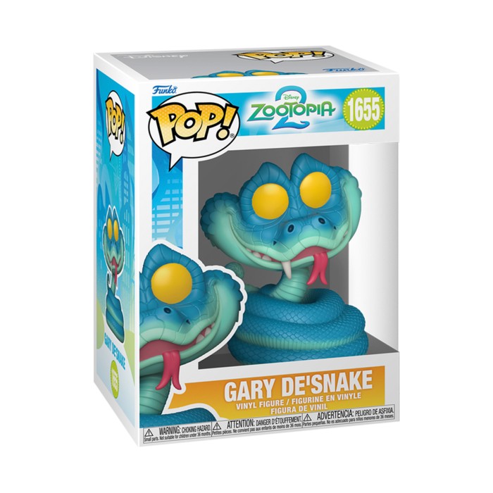 Funko Pop: Игровая фигурка Funko POP! серии Зверополис 2 — Гэри (Gary De’Snake) от Funko в магазине GameBuy