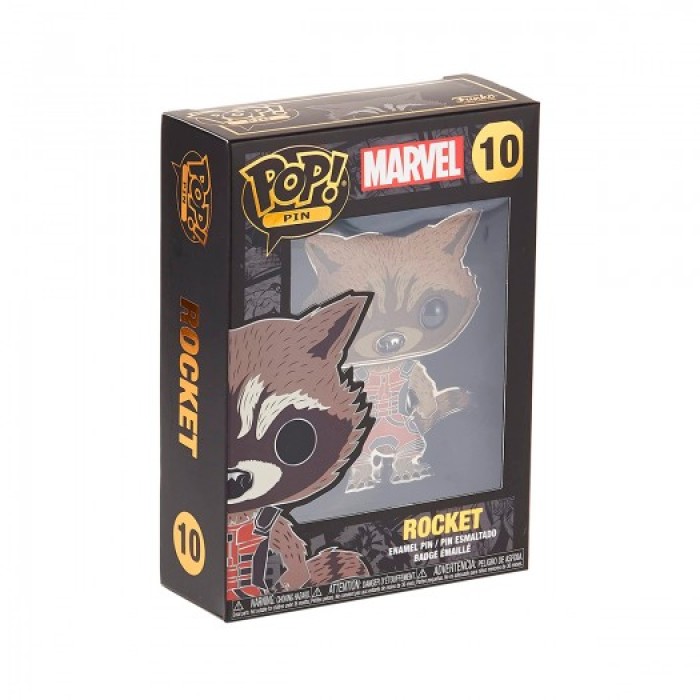 Funko Pop: Пин Funko Pop серии «Marvel» – Енот Ракета от Funko в магазине GameBuy, номер фото: 3