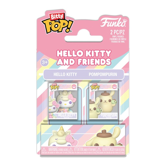Funko Pop: Набір ігрових фігурок Bitty POP! серії Sanrio - Хелоу Кітті та Помпомпурін від Funko у магазині GameBuy