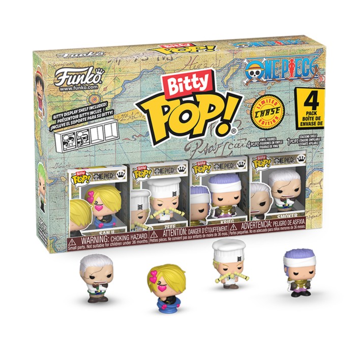 Funko Pop: Набор игровых фигурок Bitty POP! — Санджи (4 фигурки в наборе) от Funko в магазине GameBuy