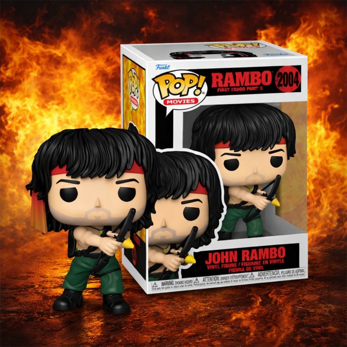 Funko Pop: Игровая фигурка Funko POP! серии Рэмбо 2 - Джон Рэмбо с луком от Funko в магазине GameBuy, номер фото: 2