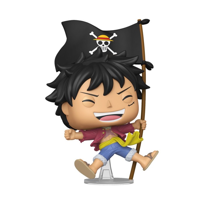 Funko Pop: Игровая фигурка Funko POP! Animation — Манки Д. Луффи с флагом № 2214 от Funko в магазине GameBuy, номер фото: 1