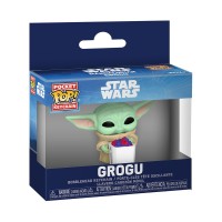 Игровая фигурка-брелок Funko Pocket POP! серии «Мандалорец и Грогу» — Грогу с попкорном