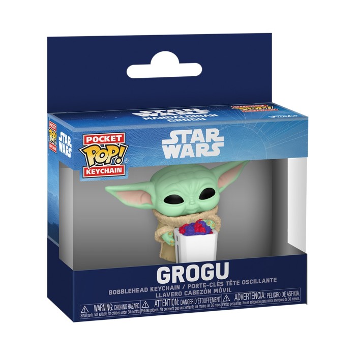 Funko Pop: Игровая фигурка-брелок Funko Pocket POP! серии «Мандалорец и Грогу» — Грогу с попкорном от Funko в магазине GameBuy