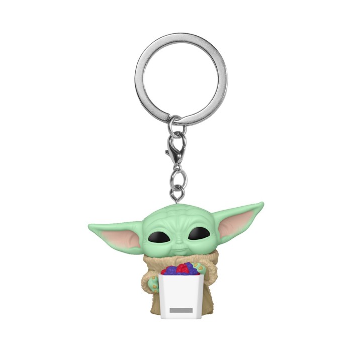 Funko Pop: Игровая фигурка-брелок Funko Pocket POP! серии «Мандалорец и Грогу» — Грогу с попкорном от Funko в магазине GameBuy, номер фото: 1