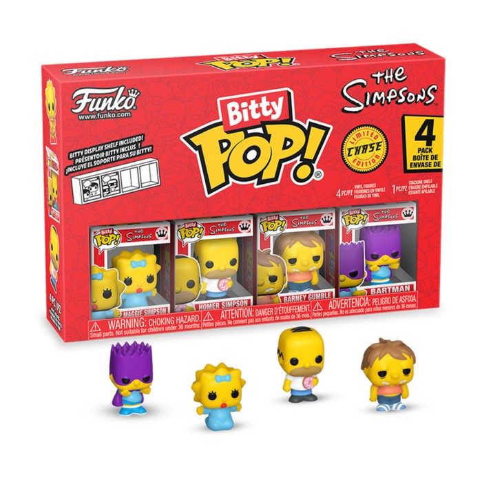 Funko Pop: Набор игровых фигурок Funko Bitty POP! «Симпсоны», 4 фигурки от Funko в магазине GameBuy