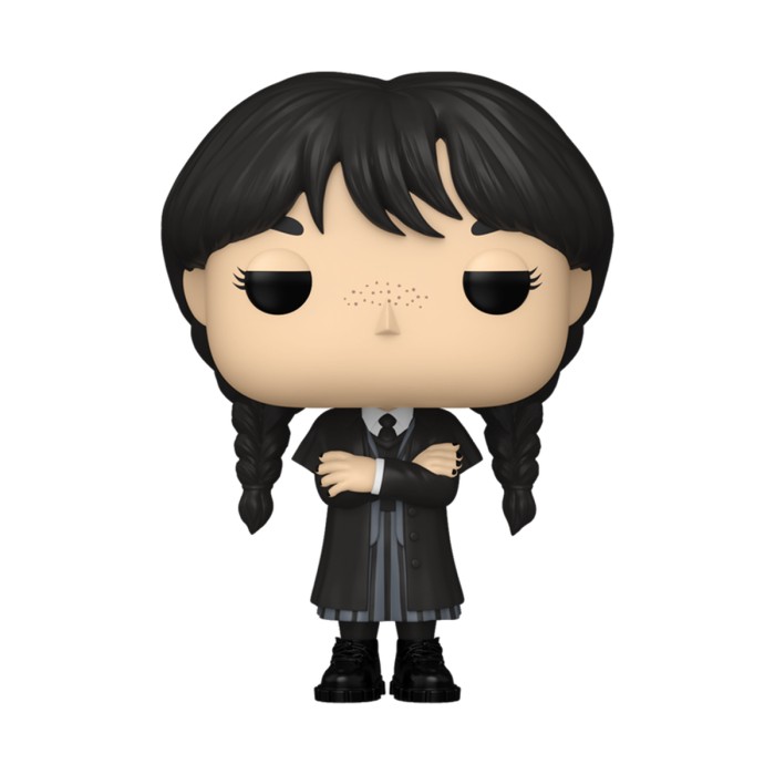 Funko Pop: Ігрова фігурка Funko POP! серії Венздей — Венздей (чорне пальто) від Funko у магазині GameBuy, номер фото: 1