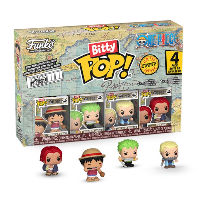Funko Pop: Набор игровых фигурок Bitty POP! — Луффи (4 фигурки в наборе) от Funko в магазине GameBuy