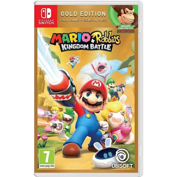 Игры Nintendo Switch: Mario + Rabbids Kingdom Battle: Gold Edition от Ubisoft в магазине GameBuy