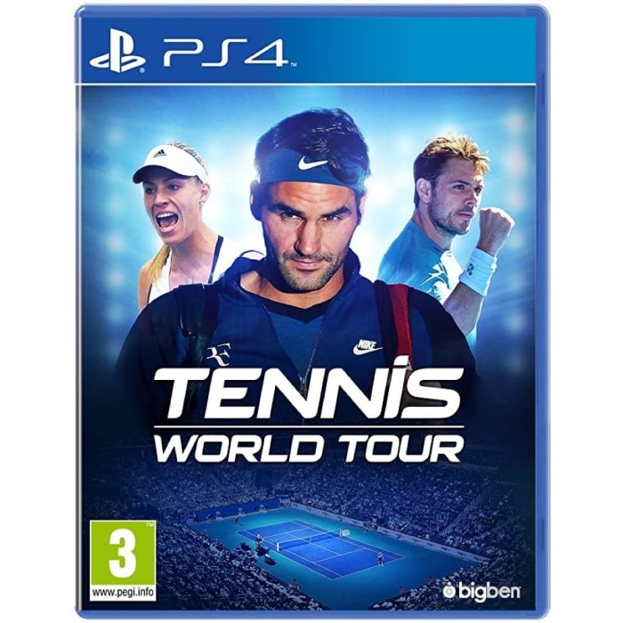 Игры PlayStation 4: Tennis World Tour от Bigben Interactive в магазине GameBuy