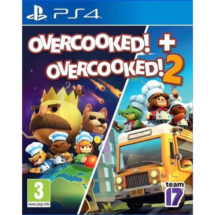 Игры PlayStation 4: Overcooked! + Overcooked! 2 [Адская кухня 1+2 от Team17 в магазине GameBuy
