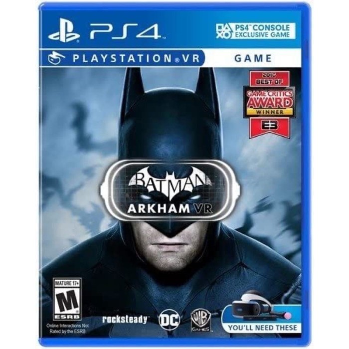 Ігри PlayStation 4: Batman Arkham VR від Warner Bros. Interactive Entertainment у магазині GameBuy