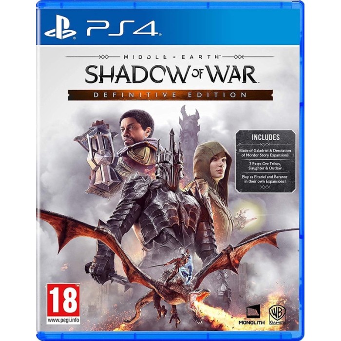 Ігри PlayStation 4: Middle-Earth: Shadow of War: Definitive Edition від Warner Bros. Interactive Entertainment у магазині GameBuy