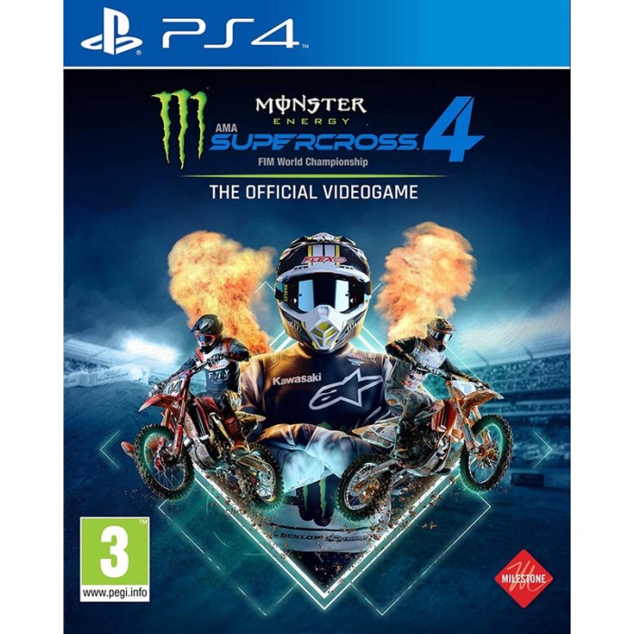 Игры PlayStation 4: Monster Energy Supercross 4: The Official Videogame от Milestone srl в магазине GameBuy