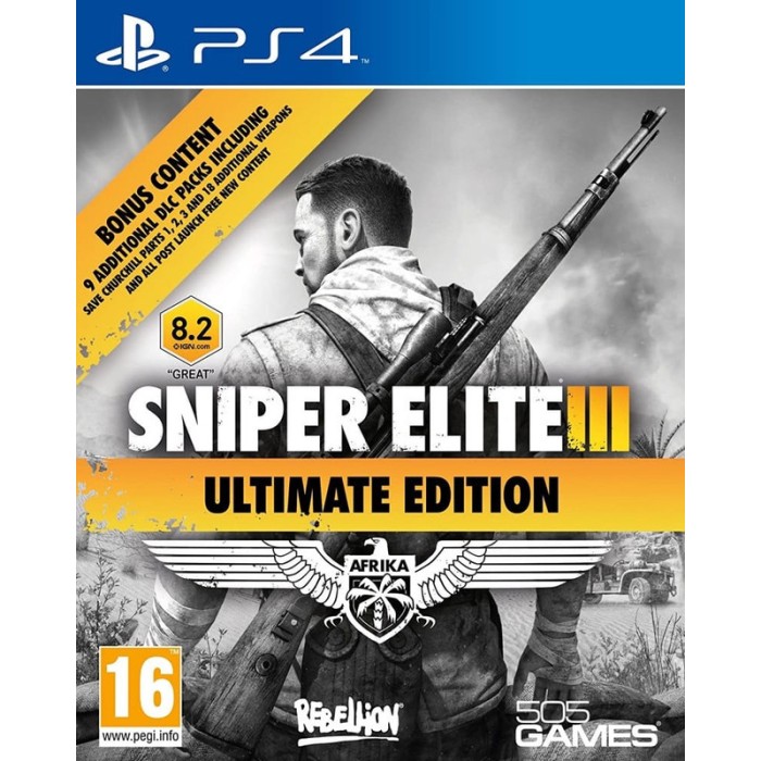 Игры PlayStation 4: Sniper Elite 3: Ultimate Edition от Rebellion Developments в магазине GameBuy