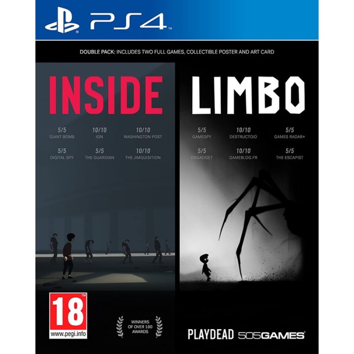Игры PlayStation 4: Inside & Limbo: Double Pack от 505 Games в магазине GameBuy
