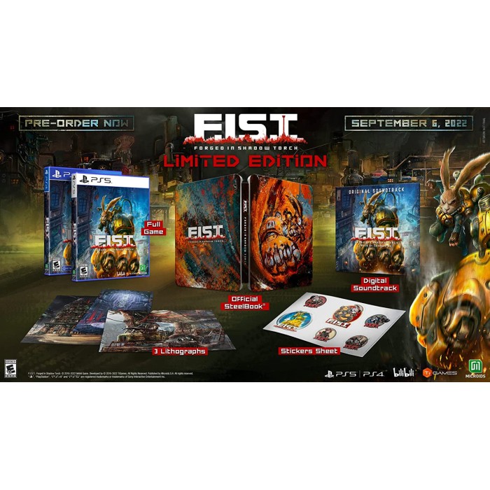 Игры PlayStation 5: F.I.S.T.: Forged In Shadow Torch Steelbook Limited Edition от Microids в магазине GameBuy, номер фото: 1