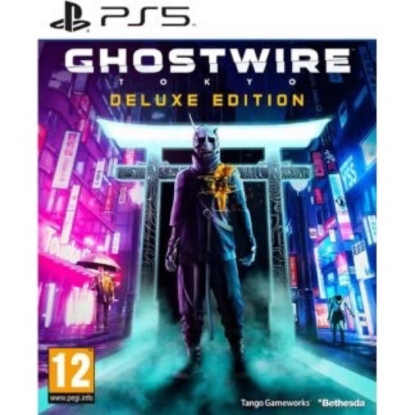 Ігри PlayStation 5: Ghostwire: Tokyo Deluxe Edition зі сталевим постером від Bethesda Softworks у магазині GameBuy