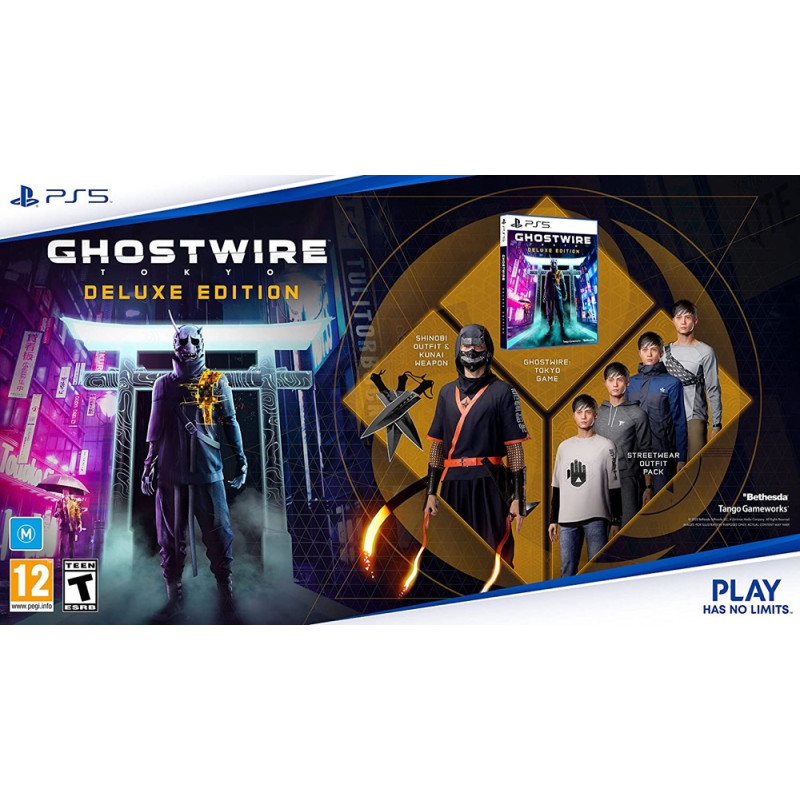 Ігри PlayStation 5: Ghostwire: Tokyo Deluxe Edition зі сталевим постером від Bethesda Softworks у магазині GameBuy, номер фото: 2