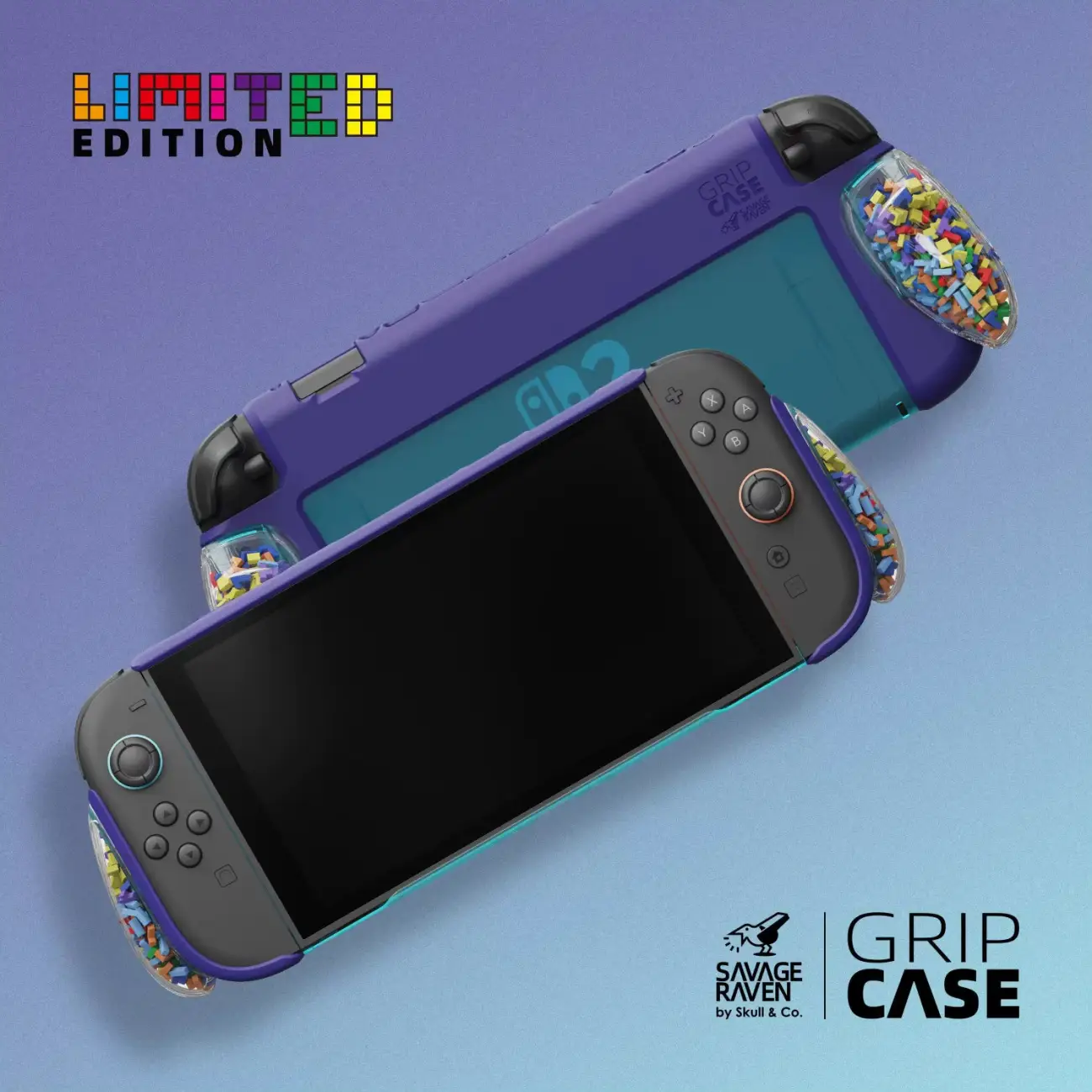 NintendoSwitch 3点セット Захисний чохол GripCase для Nintendo Switch 2 — Savage Raven by