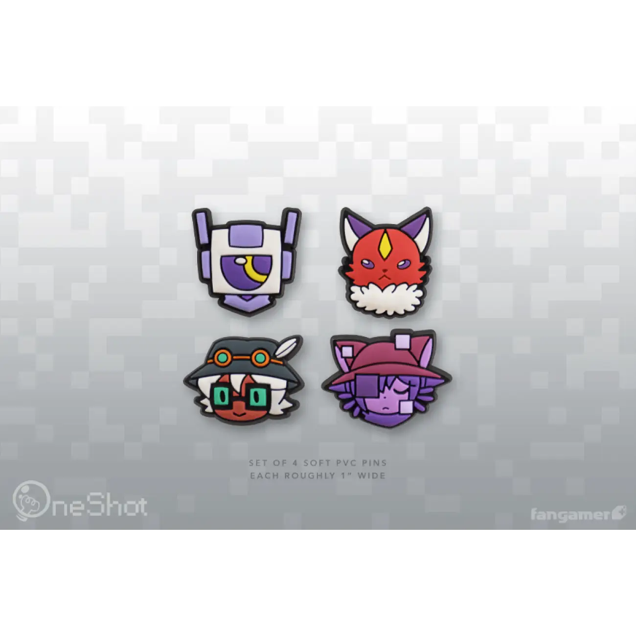 Набор пинов OneShot (Solstice PVC Pin Set) Fangamer купить в Украине