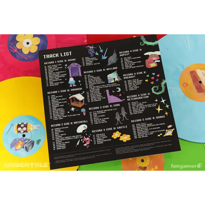 Винил UNDERTALE Complete Vinyl Soundtrack Box Set Fangamer купить