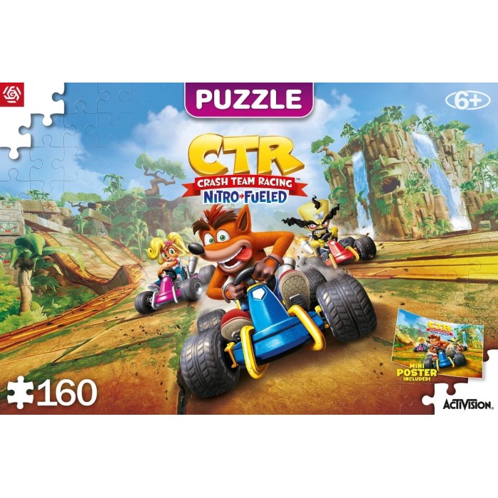 Аксессуары: Пазл Crash Team Racing Nitro-Fueled Puzzles 160 эл. от GoodLoot в магазине GameBuy, номер фото: 1