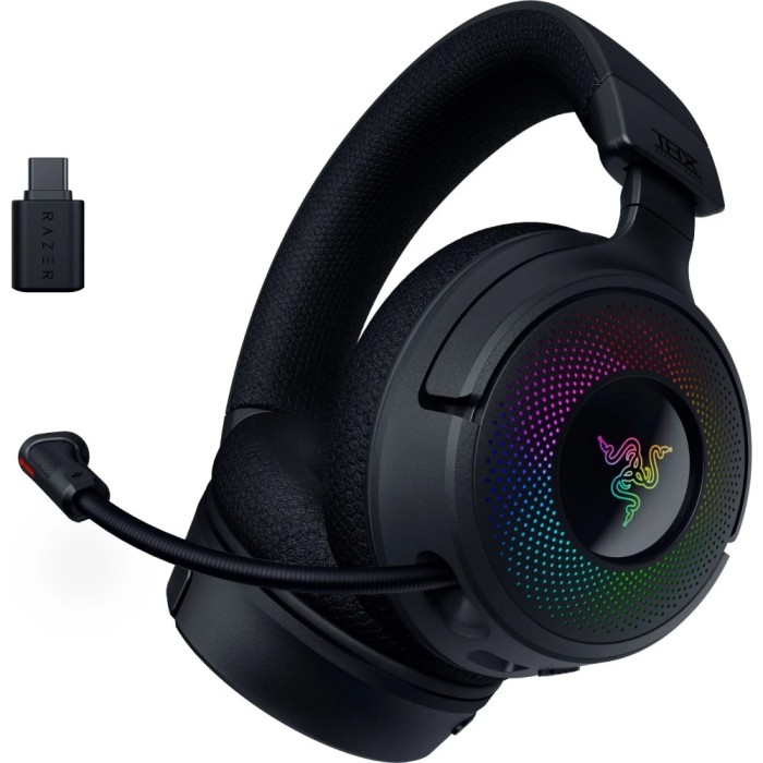 Аксесуари для консолей та ПК: Ігрова гарнітура Razer Kraken V4, чорна від Razer у магазині GameBuy, номер фото: 5