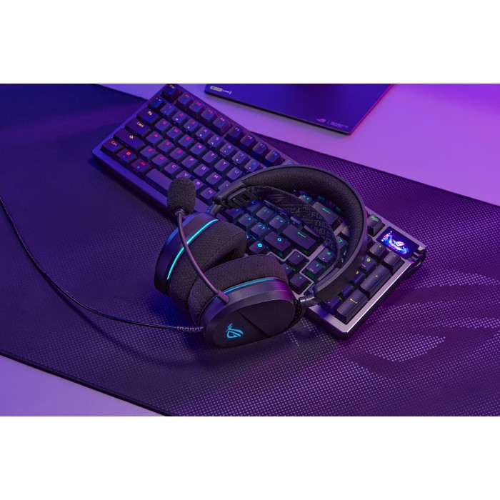 Аксесуари для консолей та ПК: Ігрова гарнітура ASUS ROG Pelta Core, чорна від ASUS у магазині GameBuy, номер фото: 4