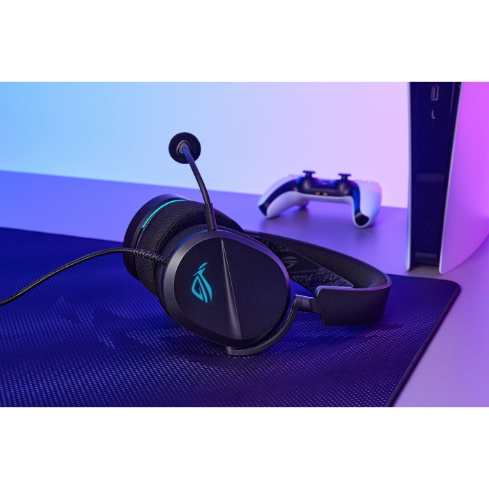Аксесуари для консолей та ПК: Ігрова гарнітура ASUS ROG Pelta Core, чорна від ASUS у магазині GameBuy, номер фото: 5