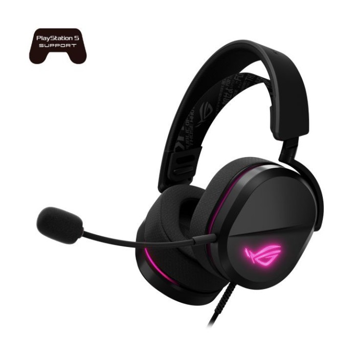 Аксесуари для консолей та ПК: Ігрова гарнітура ASUS ROG Pelta Core, чорна від ASUS у магазині GameBuy, номер фото: 7