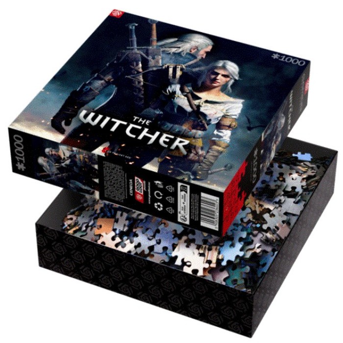 Аксесуари: Пазл Witcher: Geralt & Ciri Puzzles 1000 ел. від GoodLoot у магазині GameBuy, номер фото: 1