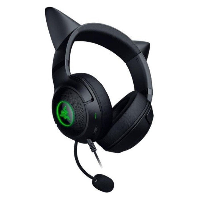 Аксесуари для консолей та ПК: Ігрова гарнітура Razer Kraken Kitty V2, чорна від Razer у магазині GameBuy, номер фото: 3