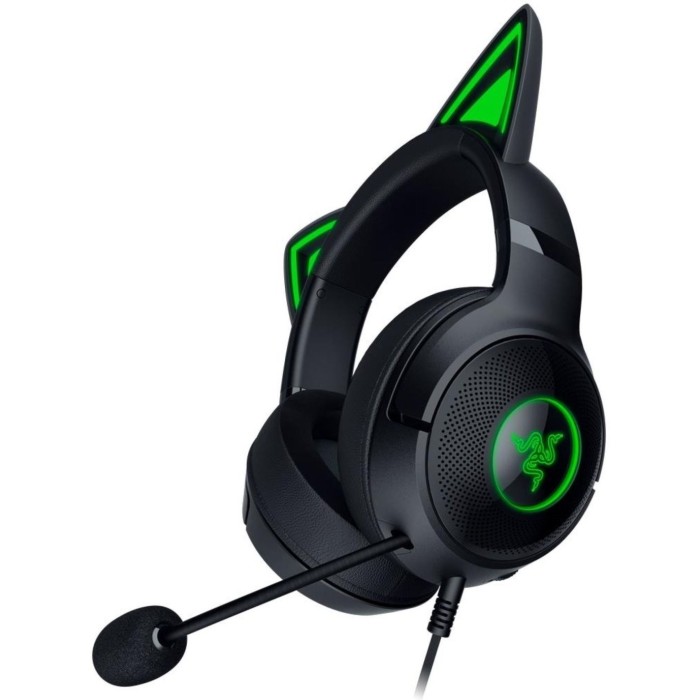 Аксесуари для консолей та ПК: Ігрова гарнітура Razer Kraken Kitty V2, чорна від Razer у магазині GameBuy, номер фото: 4