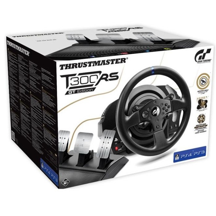 Аксессуары для консолей и ПК: Руль и педали Thrustmaster T300 RS GT Edition Official Sony licensed для ПК, PS4, PS3 от Thrustmaster в магазине GameBuy, номер фото: 1