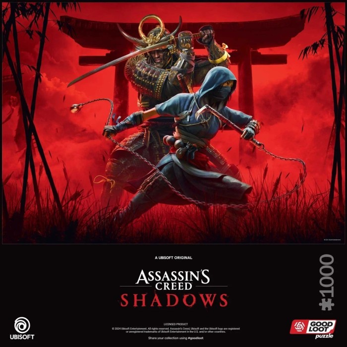 Аксессуары: Пазл Assassin’s Creed Shadows Naoe & Yasuke 1000 эл. от GoodLoot в магазине GameBuy, номер фото: 4