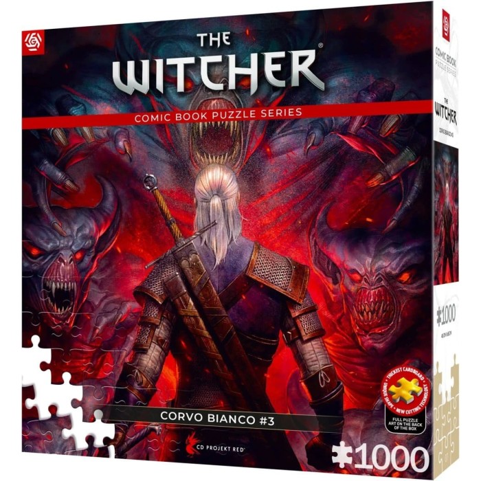 Аксесуари: Пазл The Witcher Corvo Bianco 1000 ел. від GoodLoot у магазині GameBuy, номер фото: 1