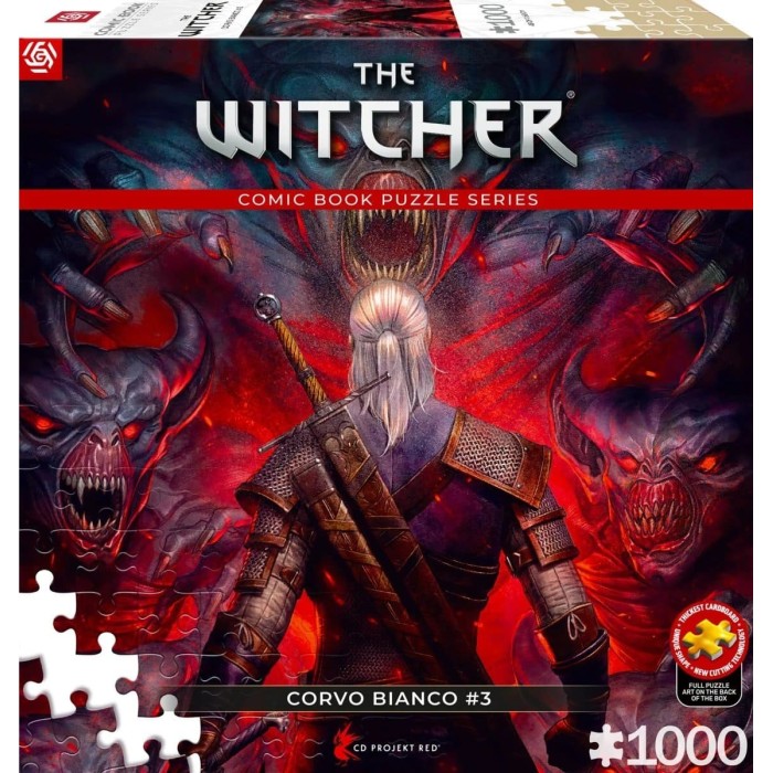 Аксесуари: Пазл The Witcher Corvo Bianco 1000 ел. від GoodLoot у магазині GameBuy, номер фото: 4