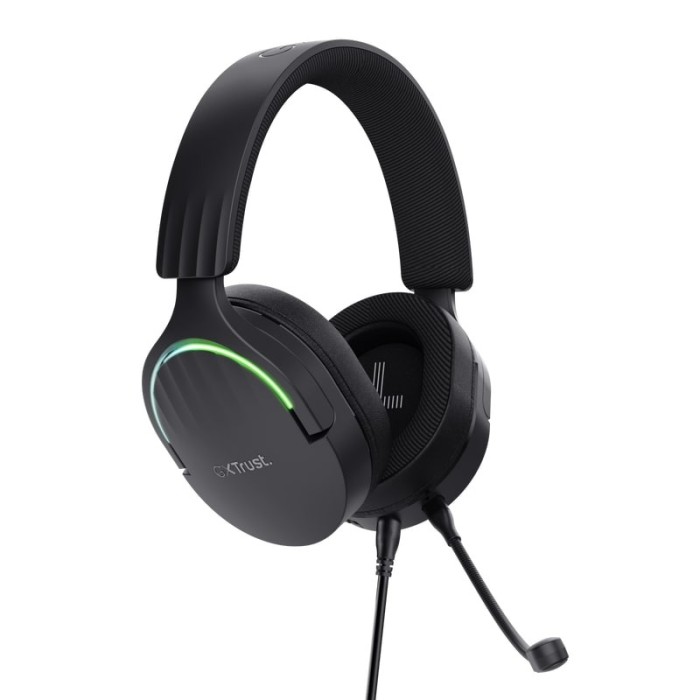 Аксесуари для консолей та ПК: Ігрова гарнітура Trust GXT 490 Fayzo 7.1 USB, чорна від Trust у магазині GameBuy, номер фото: 3