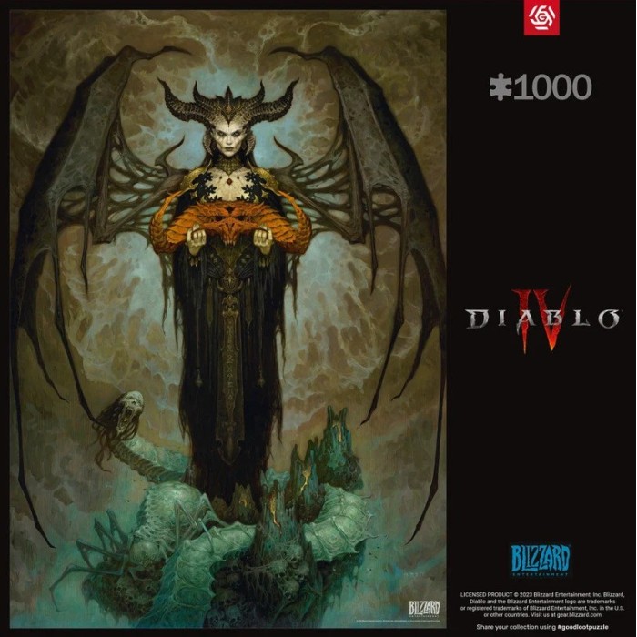 Аксесуари: Пазл Diablo IV Lilith Puzzles 1000 ел. від GoodLoot у магазині GameBuy, номер фото: 1