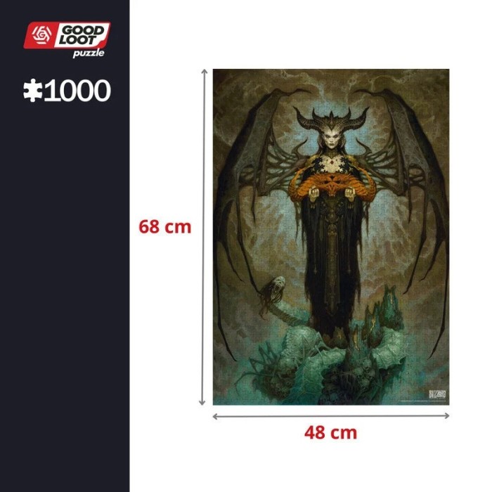Аксесуари: Пазл Diablo IV Lilith Puzzles 1000 ел. від GoodLoot у магазині GameBuy, номер фото: 3