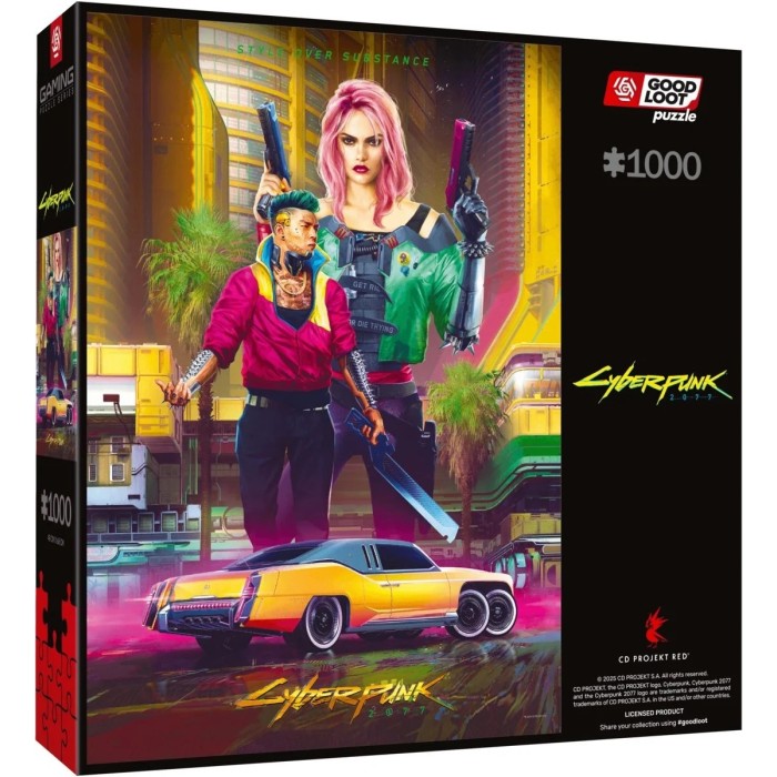 Аксесуари: Пазл Cyberpunk 2077 Kitsch Style 1000 ел. від GoodLoot у магазині GameBuy, номер фото: 2