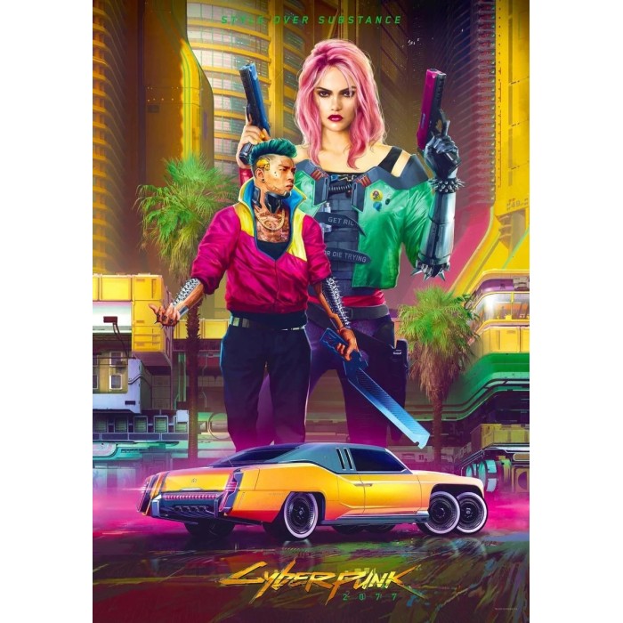Аксесуари: Пазл Cyberpunk 2077 Kitsch Style 1000 ел. від GoodLoot у магазині GameBuy, номер фото: 6