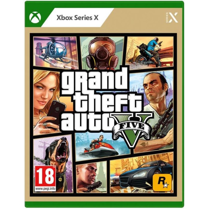 Игры Xbox Series X: Grand Theft Auto V от Rockstar Games в магазине GameBuy